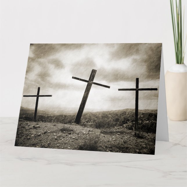 GOLGOTHA Jumbo Greeting Card Kort (Framsida)