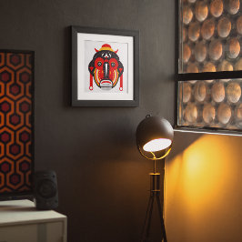 Goli Tribal-mask Canvastryck