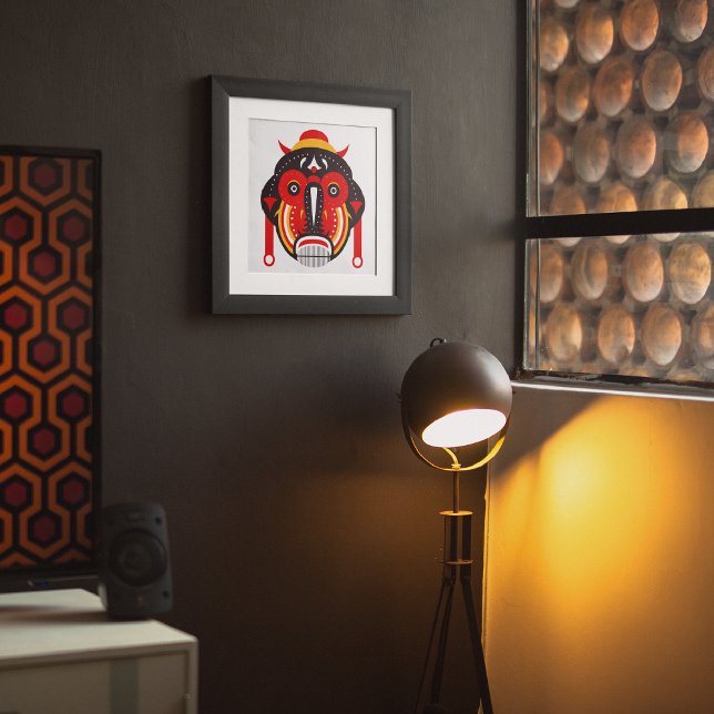 Goli Tribal-mask Canvastryck (Skapare uppladdad)