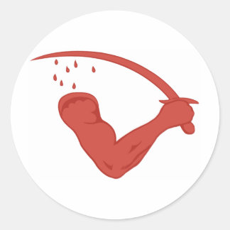 Goliad-Flagga Runt Klistermärke