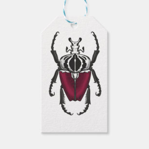 Goliat beetle presentetikett
