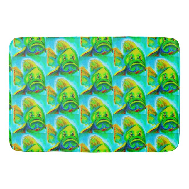 GOLIATH GROUPER BATH MAT BADRUMSMATTA (Framsidan)