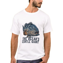 Goliath Grouper fisketryck design för t-shirt 