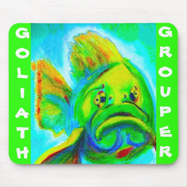 GOLIATH GROUPER MOUSE PAD MUSMATTA (Framsidan)