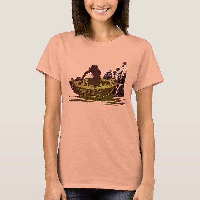 GOLLUM™ i en raft T Shirt (Framsida)