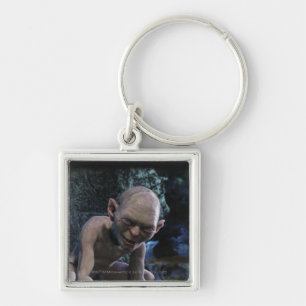 GOLLUM™ med sjömil Fyrkantig Silverfärgad Nyckelring