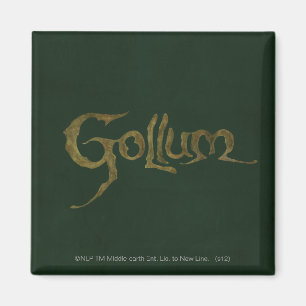GOLLUM™ Namn - Texturerad Magnet
