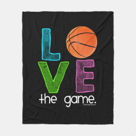 Golly flickor: Basket - älska leken Fleecefilt