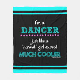 Golly flickor - I-förmiddag en dansare Fleecefilt