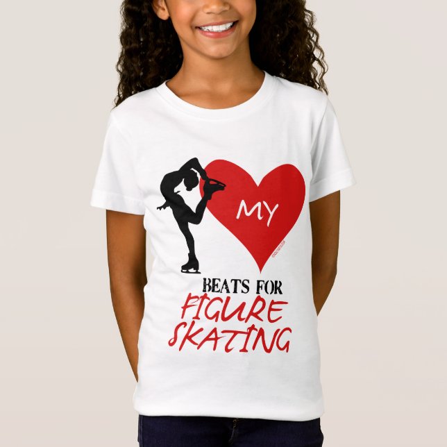 Golly flickor - min hjärtatakter för konståkning tröja (Framsida)