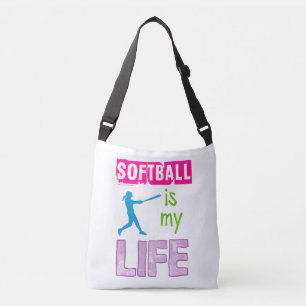 Golly flickor - softballet är mitt liv axelväska
