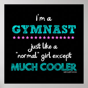 Golly Girls - jag är Gymnast Poster