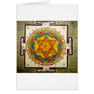 Goloka Yantra Hälsningskort