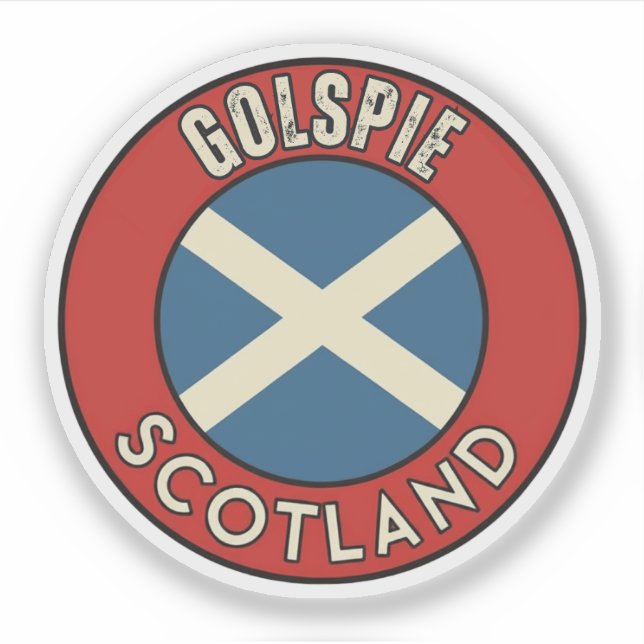 Golspie, Skottland Klistermärken (Framsida)