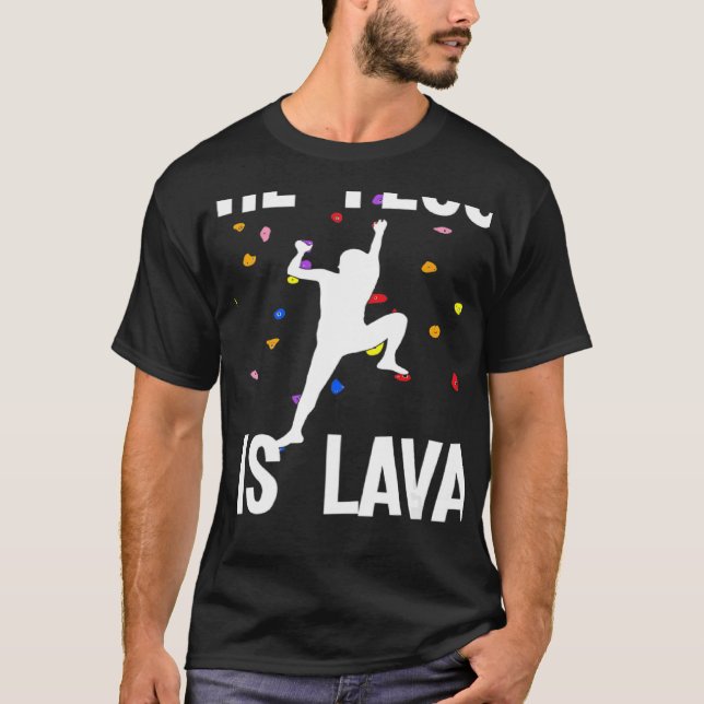 Golv är Lava-blossning och -klättring T Shirt (Framsida)