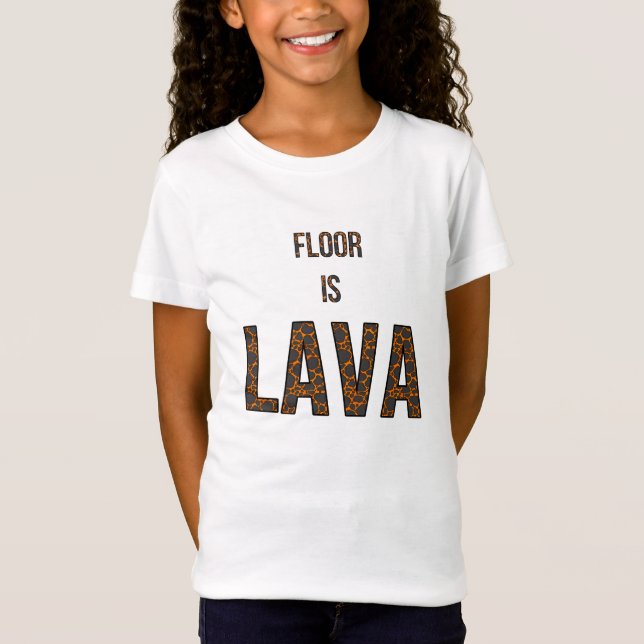 Golv är Lava - favoritspel T Shirt (Framsida)