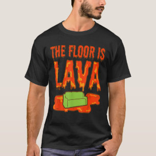 Golv är Lava Game Funny Volcano T Shirt
