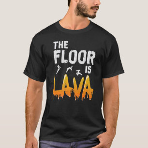 Golv är Lava Parkour T Shirt