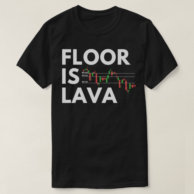 Golv är Lava T Shirt (Design framsida)