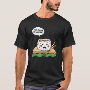 Golv är Wasabi japansk livsmedelssushi T Shirt