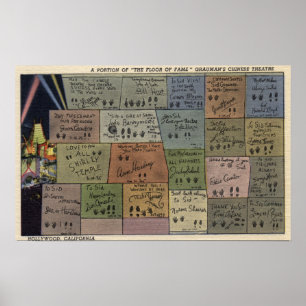 Golv av Fame, Graumans kinesiska teater Poster