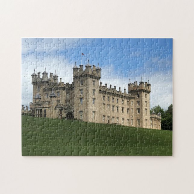 Golv Castle, Kelso, Skottland Pussel (Horisontell)