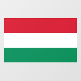 Golv Decal med flagga Ungern