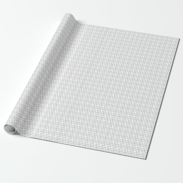 Golv-design för geometrisk Abstrakt Presentpapper (Utrullad)