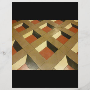 Golv Optisk illusion mönsterplattor Las Vegas foto Reklamblad
