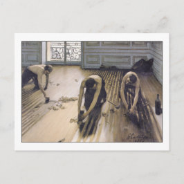 Golv Scrapers av Gustave Caillebotte Vykort