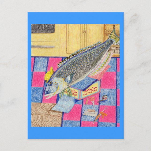 Golv Tiler Vykort (Framsida)