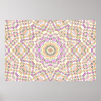 Golvdesign för en Tarot-teaterpjäs var.2 Poster