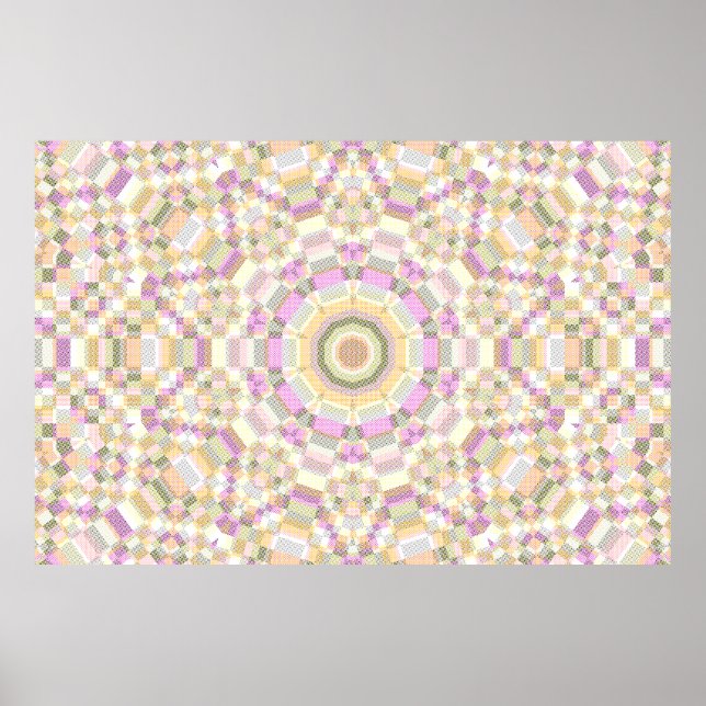 Golvdesign för en Tarot-teaterpjäs var.2 Poster (Framsidan)