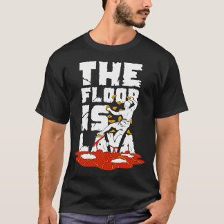 Golvet Är Lava Inomhus Bouldering Boulderare Prese T Shirt