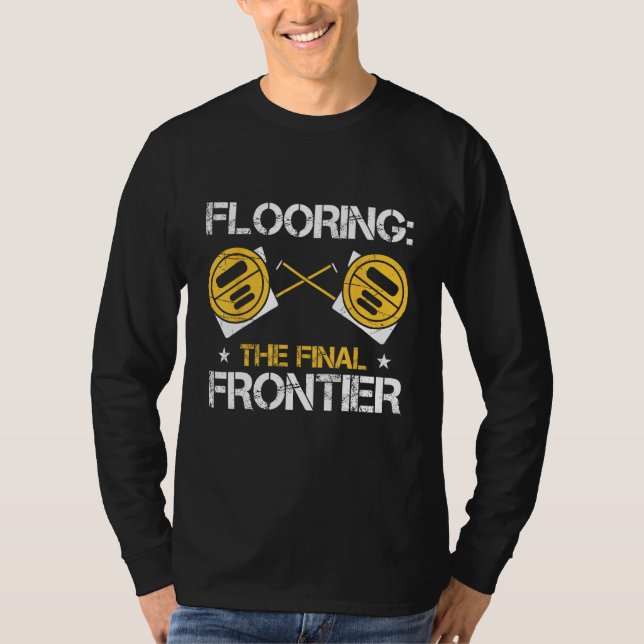 Golvläggare för professionell installatör av matto t shirt (Framsida)