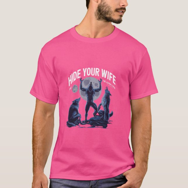 Göm din fru där Alfas fina bootleg var T Shirt (Framsida)
