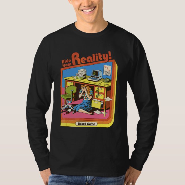 Göm från verkligheten t shirt (Framsida)
