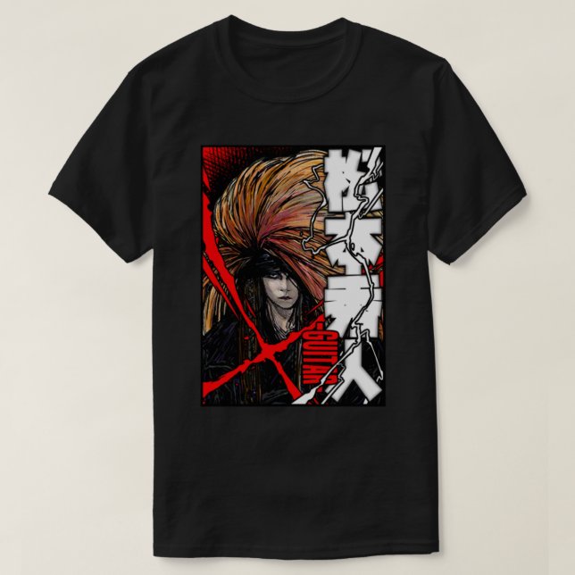 göm (Hideto Matsumoto) av X Japan - Red X Promo T Shirt (Design framsida)