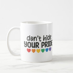 Göm inte Pridet Kaffemugg