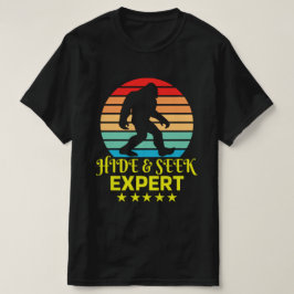 Göm och försök med expertstöd Bigfoot Funny T Shirt