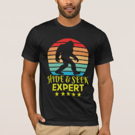 Göm och försök med expertstöd Bigfoot Funny T Shirt