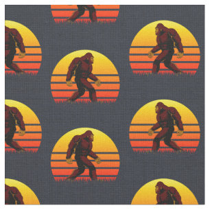 Göm och sök Bigfoot Tyg