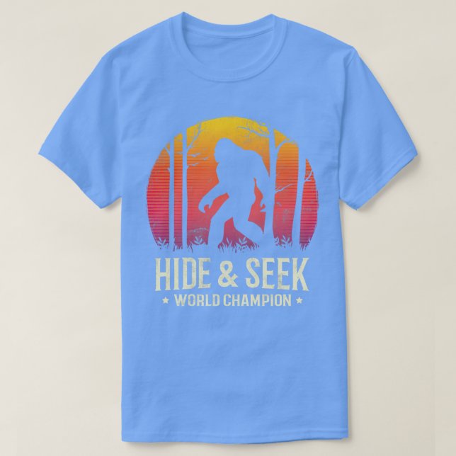 Göm och sök världsmästerskapen Sunset Silhouette T Shirt (Design framsida)