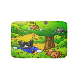 Göm och söka efter katter badrumsmatta