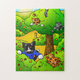 Göm och söka efter katter pussel