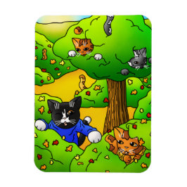 Göm och söka efter katttagneter magnet