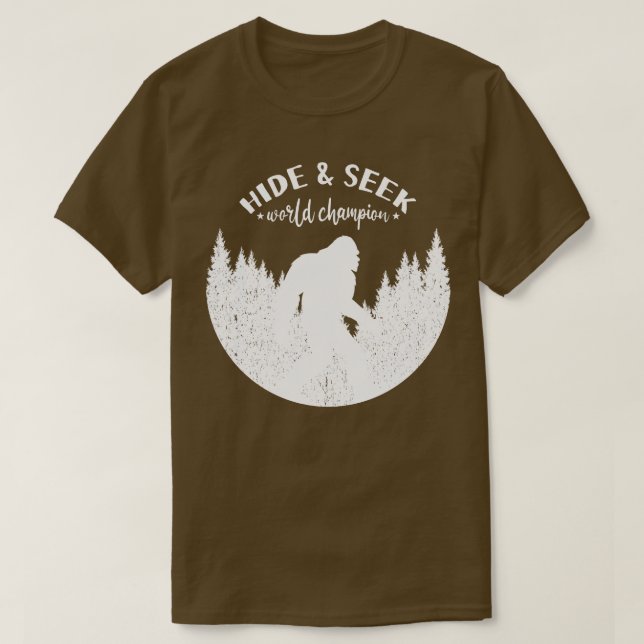 Göm och söka t shirt (Design framsida)