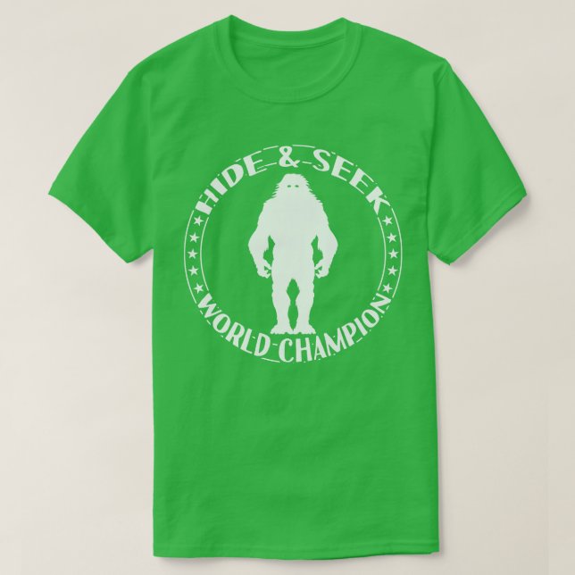 Göm och titta på Champion Bigfoot T Shirt (Design framsida)