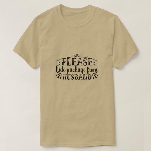 Göm paket från make01 t shirt (Design framsida)
