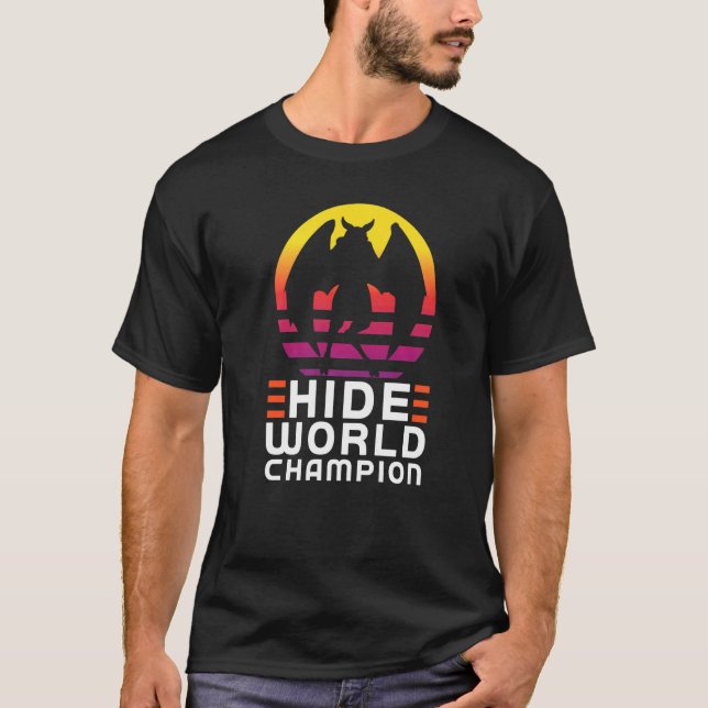 göm världsmästare Cryptozoology Mothman T Shirt (Framsida)